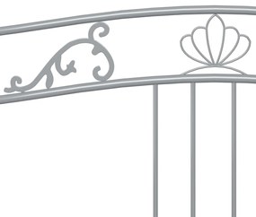 Cadru pat canapea extensibila, gri, 90x200 cm, metal Gri