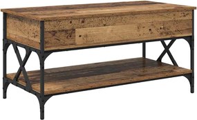 vidaXL Masă de cafea Lemn Vechi 100 x 50 x 50 cm Lemn compozit