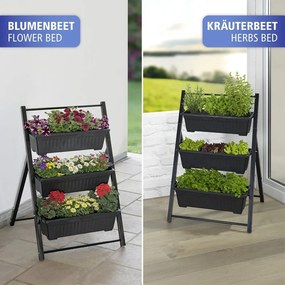 Suport pentru flori din metal (înălțime 85 cm) Vertical – Maximex