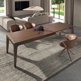 Masa extensibila design LUX Walnut 200-300cm