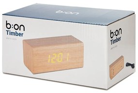 Ceas deșteptător digital/de masă Timber – Balvi