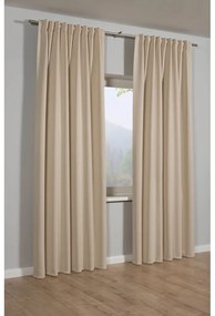 Draperie bej blackout, termoizolantă 140x245 cm – Sehlbach