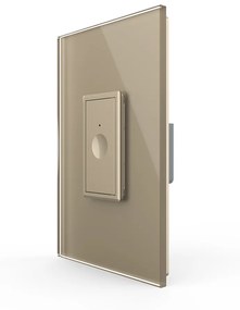 Intrerupator Simplu Cap Scara / Cruce cu Touch Livolo cu Rama Din Sticla 1M, Zigbee EC – Serie Noua