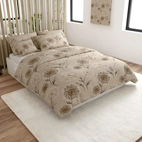 Lenjerie de pat din crepon PAMPELINO POLY maro deschis Dimensiune lenjerie de pat: 70 x 90 cm | 140 x 200 cm