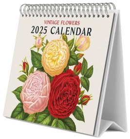 Calendar 2025 Flores Vintage