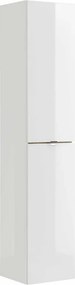 Dulap coloana suspendat 35 cm cu 2 usi Comad Capri stejar auriu stejar Craft si alb lucios