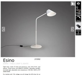 Veioza/Lampa de masa LED design modern Esino alba