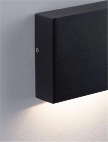 Aplica LED iluminat exterior ambiental IP54 TICK negru