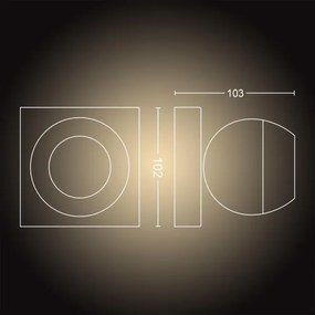 Philips 50471/30/P6 - Spot LED dimabil Hue BUCKRAM 1xGU10/5W/230V