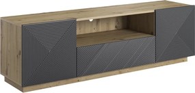 Comodă TV cu sertar Asha 167 cm - artisan / rivier stone mat