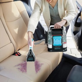 Aspirator curatare pete Shark StainStriker PX200EUT, 450W, 0.72 L, Portabil, Furtun flexibil, 5 atasamente, Alb