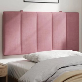 374660 vidaXL Pernă tăblie de pat, roz, 100 cm, catifea