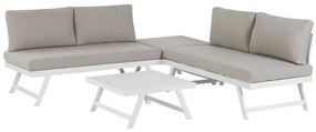 Set de ședere pentru grădină COCORO (gri) (pentru 5 persoane). 1023008