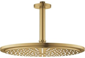 Palarie dus fix Grohe Rainshower Cosmopolitan 310, O31 cm cu brat, montaj pe tavan, auriu mat