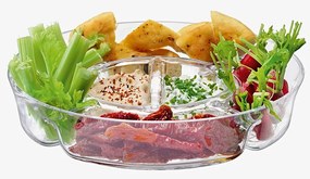 Tavă Multi de servit, Serve, Ø 35 cm, transparentă - LSA International