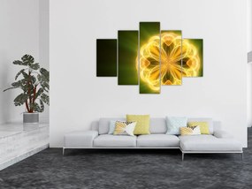 Tablou cu floare galbenă (150x105 cm)