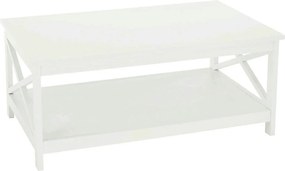 Masuta cafea EDRIA, alb, 87x55x37 cm