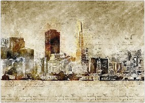 Tablou - Oraș artistic (70x50 cm)