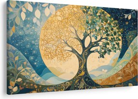 Tablou – Arborele vieții în lună (90x60 cm)