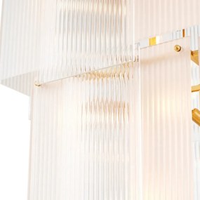 Candelabru design LUX, Sticla, Alama Antic, Giardano