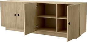 Comoda design LUX, Furnir de stejar albit, Dimitrios