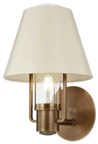 Aplica de perete LUX, Design Rustic, Alama Patinata, Kindle B1613-PBR/SSD-CE HVL