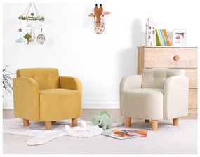 Fotoliu pentru copii crem Volie – Artie