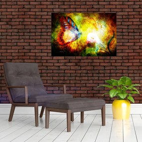 Tablou - Fluture spațial (90x60 cm)