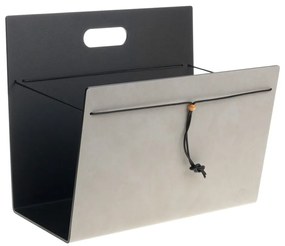 Suport de reviste din metal și din piele ecologică Nupo L – LIND DNA