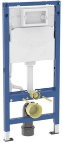 Rezervor incastrat Geberit Delta 100, h-112 cm adancime 12 cm si cadru cu actionare frontala