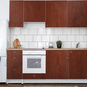 Autocolant pentru mobilier 200x60 cm Dark Walnut Wood – Ambiance