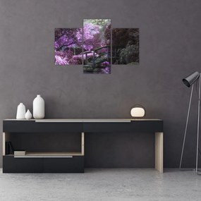 Tablou - copaci violeți (90x60 cm)