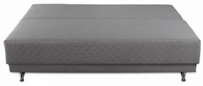 Canapea extensibila Napoli Grey, 205x90x86 cm, cu lada de depozitare