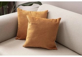 Fețe de pernă 2 buc. din catifea reiată 43x43 cm – Mioli Decor