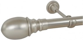 Galerie fara inele OWAL/25 - crom mat (Alege marime: 300 cm)