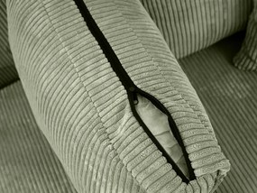 Canapea colt extensibila SMART COSARO menta, cu colt bilateral + 2 perne CADOU