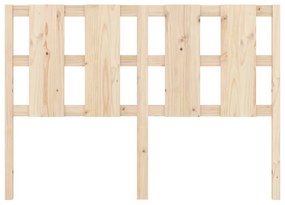 Tablie de pat, 140,5x4x100 cm, lemn masiv de pin 1, Maro, 140.5 x 4 x 100 cm