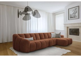 Colțar teracotă (cu colț pe partea dreaptă/cu șezlong) Shell – Miuform