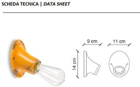 Aplica de perete clasica realizata manual din ceramica TRIESTE