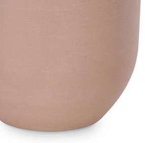 Suport de lumanare din ceramica Culoare roz inchis, SHIRE