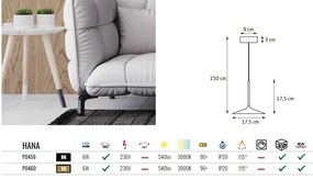 Pendul LED design modern HANA auriu