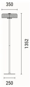 Lampadar LED LED/10W/230V 3000K crom lucios