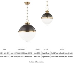 Pendul LUX design clasic LATHAM small