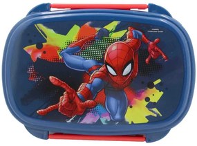 Omul Păianjen Splotch cutie pentru sandvișuri + set de tacâmuri