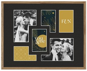 Ramă foto 42x52 cm Kyoto Black – Styler