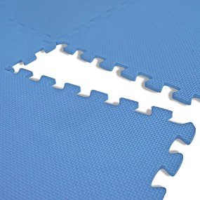 Deuba Covoraș de protecție pentru setul de podea din 8 piese - albastru
