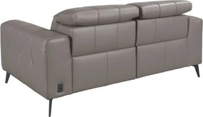 Canapea 2 locuri design italian, Functia Relax, Cowhide gri