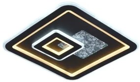 Plafonieră LED dimabilă LED/110W/230V negru + telecomandă