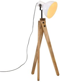 vidaXL Lampă de podea 25 W, alb, 45x45x120 cm, E27