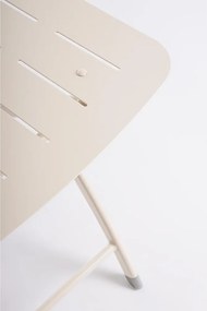 Set de dining pentru grădină bej din oțel pentru 2 persoane Yvonne – Bizzotto